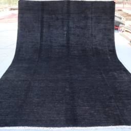 6x8 Black Gabbeh Area Rug - Modern Afghan Hand Knotted Veg Dyes Soft Wool Rug For Living Room - Office Rug Oriental Boho Contemporary - thumbnail 4