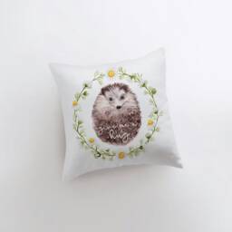 Give Me A Hug - Hedgehog Pillow Cover Throw Sister Gift Christmas Fall Decor Farmhouse Room Mom - thumbnail 3