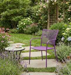 Metal Dining Garden Chair, Outdoor Lounge Bistro & Living Room Industrial Furniture, Restaurant & Hotel Interior