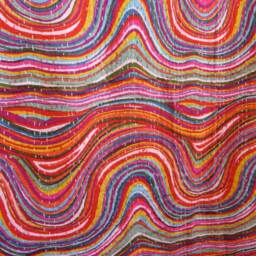 Reversible Cotton Kantha Quilt, Twin/Queen/King Indian Bedspread - thumbnail 2