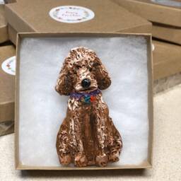 Custom Pet Christmas Ornament Handmade Clay Cat Or Dog Decoration - thumbnail 3