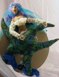 "PDF Digital Download, Original Design Dolls, Cloth Doll Pattern ""Mermaid" - thumbnail 2