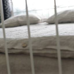 Linen Duvet Cover in A Natural Grey Color Queen King Twin Pure Linen Bedding Flax Duvet Cover Baby - thumbnail 2