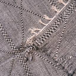 Handmade Grey Moroccan Rug 7x10 Zanafi Kilim, Cotton Berber Carpet - thumbnail 4