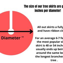 Burgundy Red Snowflake Tree Skirt, Christmas Skirt - thumbnail 4