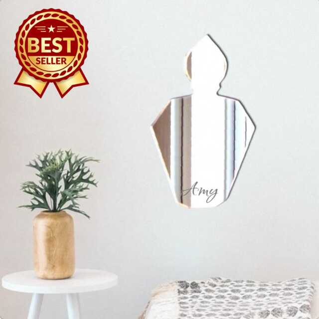 Personalized Acrylic Mirror Wall Art Engraved Indoor/Outdoor Decor - image 1