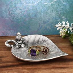 Kookaburra On Leaf Trinket Dish For Tea Lights, Wedding Rings, Jewellery, Candy & Bag Holder - thumbnail 2