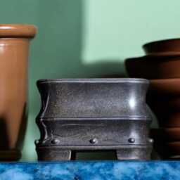 Handmade Bamboo & Ceramic Bonsai Pot - thumbnail 2