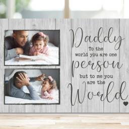 Daddy Gift, New Dad Photo Gift For Father's Day, First Fathers Day Custom Frame - thumbnail 3