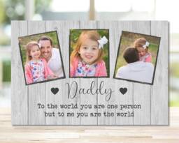 Daddy Gift, New Dad Photo Gift For Father's Day, First Fathers Day Custom Frame - thumbnail 1