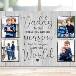 Daddy Gift, New Dad Photo Gift For Father's Day, First Fathers Day Custom Frame - thumbnail 2