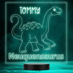 Kids Cute Dinosaur Fan Neuquensaurus Led Personalised Gift Night Light