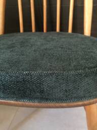 Myhome New Seat Pad(S For Ercol Dining Chairs With Straps & Press Studs - Bottle Green - thumbnail 1