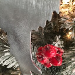 Golden Retriever, Dog Tree Topper, Holiday Decoration, Wreath Christmas, Aluminum, Pet Memorial - thumbnail 4