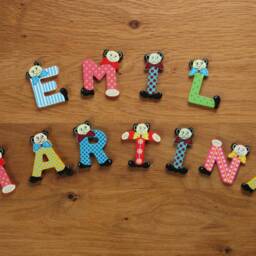 Wooden Name Letters For Children - Letters Abc - thumbnail 2