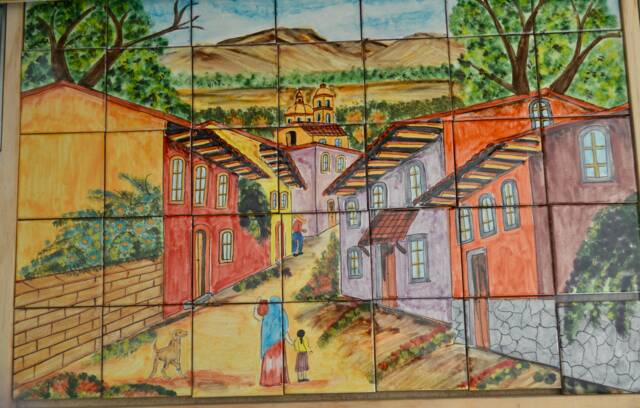 35 Pieces Mexican Tile Wall Mural - image 1