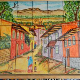 35 Pieces Mexican Tile Wall Mural - thumbnail 4
