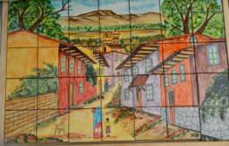 35 Pieces Mexican Tile Wall Mural