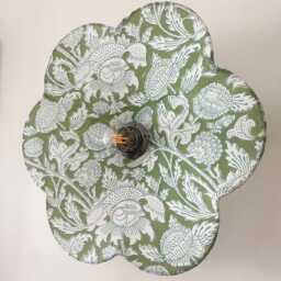 Wall Light Fixed Version, French Manufacture, Pearl Gray Finish - thumbnail 2