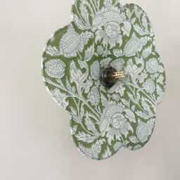 Wall Light Fixed Version, French Manufacture, Pearl Gray Finish - thumbnail 3