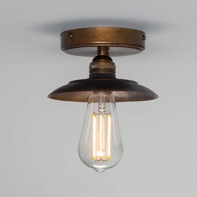 Reznor Industrial Exposed Bulb Flush Ceiling Light 3 - image 1