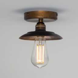 Reznor Industrial Exposed Bulb Flush Ceiling Light 3