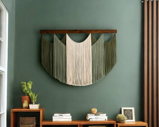 Macrame Wall Hanging, Tapestry Large Macrame, Modern Farmhouse, Home Decoration, Decor, Housewarming Gift V29 - image 1