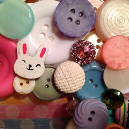 Easter - Pastel Button Frame ~ Babys First Easter Nursery Decor Holiday Memory Baby Gift For Her 4x6 Photo - thumbnail 4