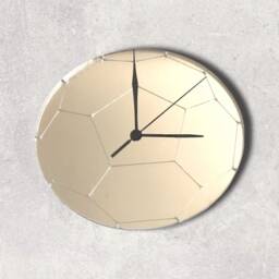 Football Acrylic Clock - Many Colours Available - Bespoke Shapes & Sizes Made - thumbnail 2