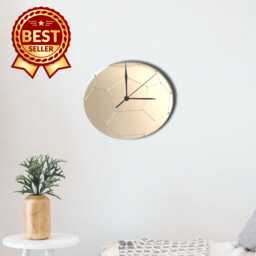 Football Acrylic Clock - Many Colours Available - Bespoke Shapes & Sizes Made - thumbnail 1
