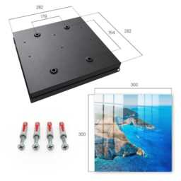 French Riviera Wall Mounted Key Cabinet, Blue Industrial Box, Photographic Landscapes, For Nature & Travel Lovers - thumbnail 4