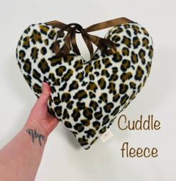 Super Soft Heart Pillow Mastectomy/Lumpectomy Surgery Chest Recovery Breast Cancer Cushion Leopard Print