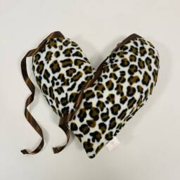 Super Soft Heart Pillow Mastectomy/Lumpectomy Surgery Chest Recovery Breast Cancer Cushion Leopard Print - thumbnail 3