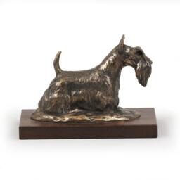 Scottish Terrier, Dog Wooden Base Statue, Limited Edition, Artdog - thumbnail 3