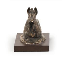 Scottish Terrier, Dog Wooden Base Statue, Limited Edition, Artdog - thumbnail 2