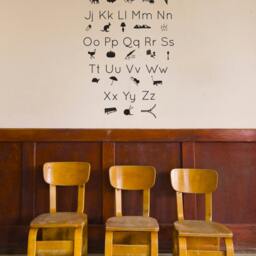 Educational Homeschooling Decor Abc Alphabet Picture Icons Silhouettes - Wall Decal Custom Vinyl Art Stickers - thumbnail 2