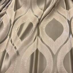 Curtains Panel Striped Patterned Fabric Luxury Bedroom Living Room Gray Blue Custom Size Drape - thumbnail 4