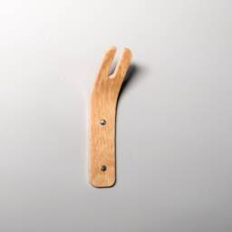Minimalist Key Wall Hooks Storage Multipurpose Oak - thumbnail 3