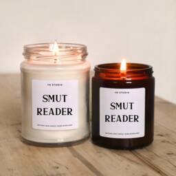 Smut Reader Candle, Book, Fandom, Bookish, Fairy, Fantasy, Literary Gifts For Readers, Book Lover Spicy Booktok, Booktube - thumbnail 1
