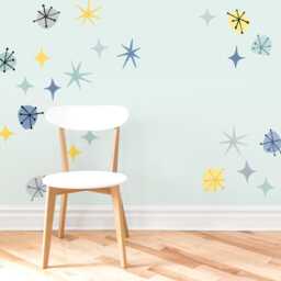 Atomic Stars - Peel-And-Stick Wall Decals Mej - thumbnail 1