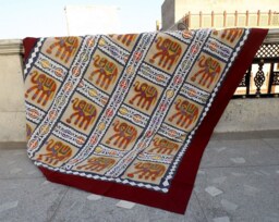Handmade Sari Patchwork King Bedspread Bohemian Applique Embroidered Bed Cover
