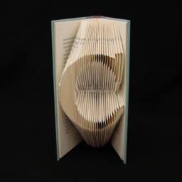 C Monograms Folded-Book Art Sculpture - thumbnail 3