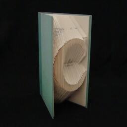 C Monograms Folded-Book Art Sculpture - thumbnail 2