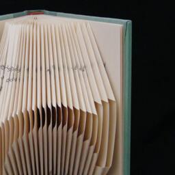 C Monograms Folded-Book Art Sculpture - thumbnail 4