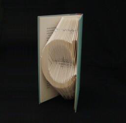 C Monograms Folded-Book Art Sculpture - thumbnail 1