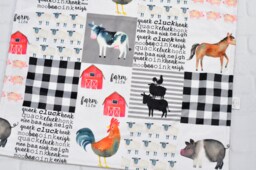 Personalized Farm Baby Blanket~Personalized Minky Blanket~Farm Nursery~Baby Girl Blanket~Baby Boy Blanket~Cow Baby Blanket~Farm Animal - thumbnail 1