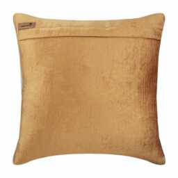 "Decorative Medallion, Turkish, Embroidery Gold Pillow Cover For Bed 24""x24""/26""x26" - thumbnail 3