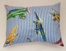 Airplane Nursery Decor, Antique Airplane Nursery, Pillow, Vintage Bedding, Lumbar Pillow - thumbnail 1