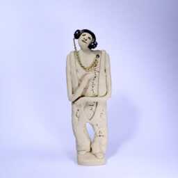 Handmade Ceramic Male Sculpture, Modern Art Figurine - thumbnail 2