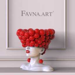 Luxury Statement Home Decor Woman Of Thoughts Sculpture - Modern Conceptual Art Contemporary Statue - thumbnail 3